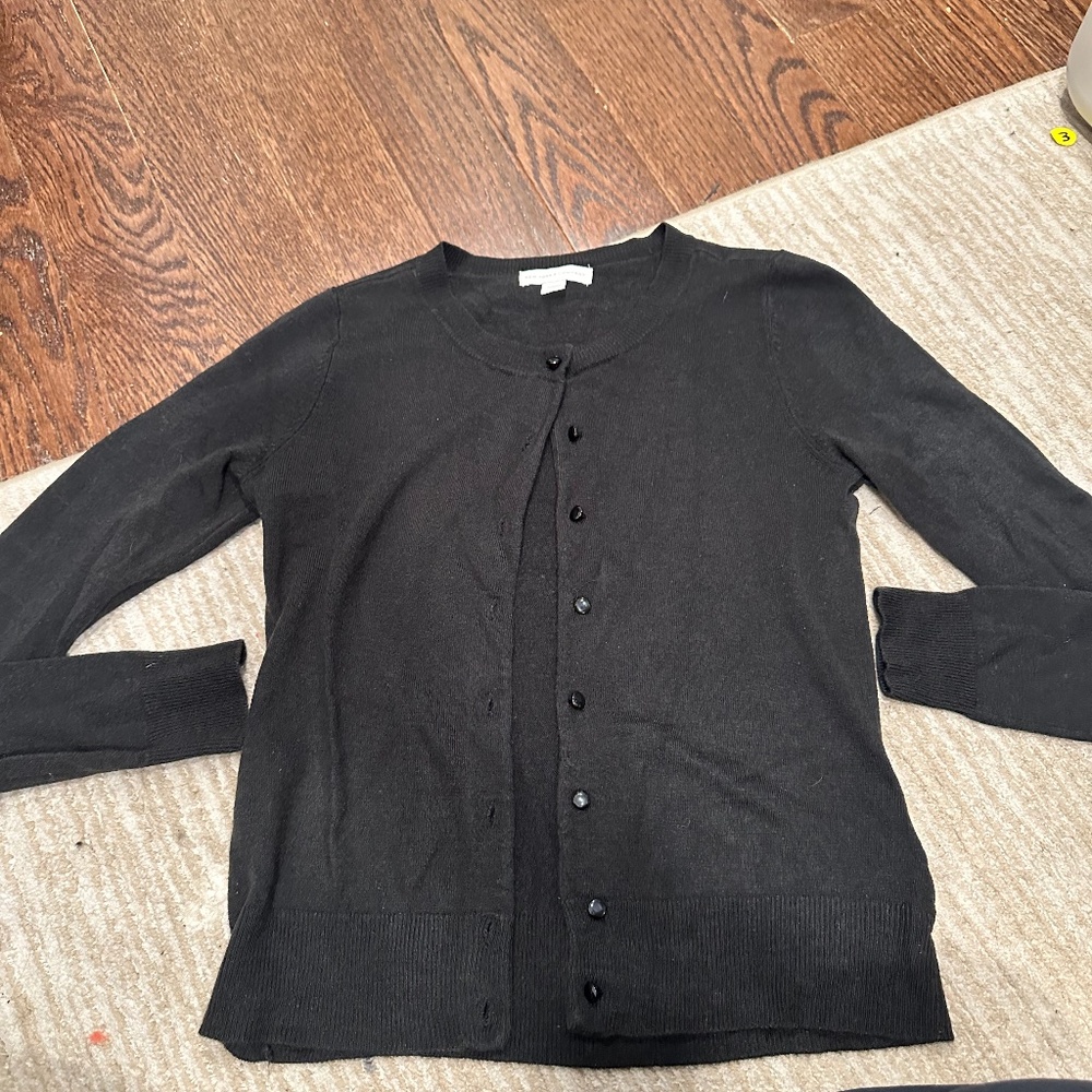 New York & Company Women's Black Cardigan